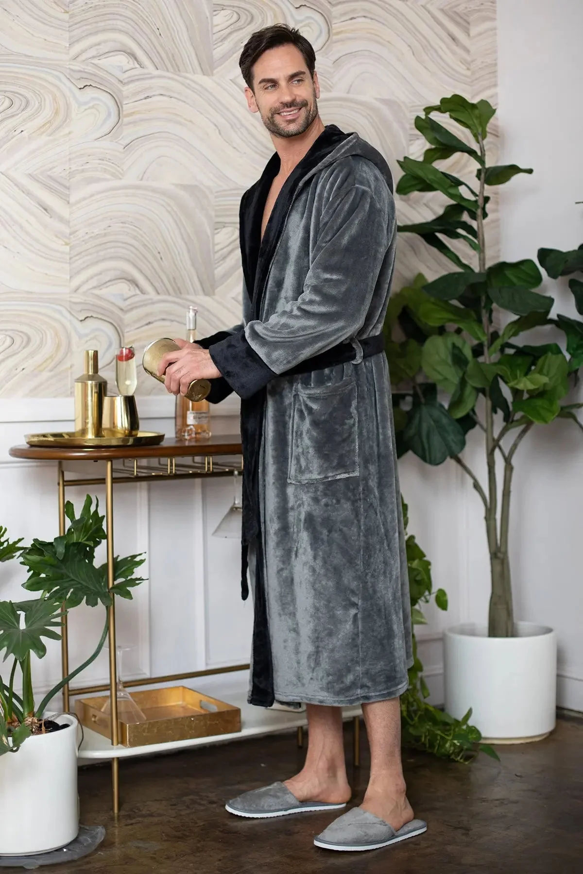 Men’s Robe with Hood – Ultra-Soft Plush Comfort for Everyday Use - Image 28