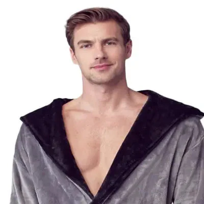 Men’s Robe with Hood – Ultra-Soft Plush Comfort for Everyday Use - Image 29