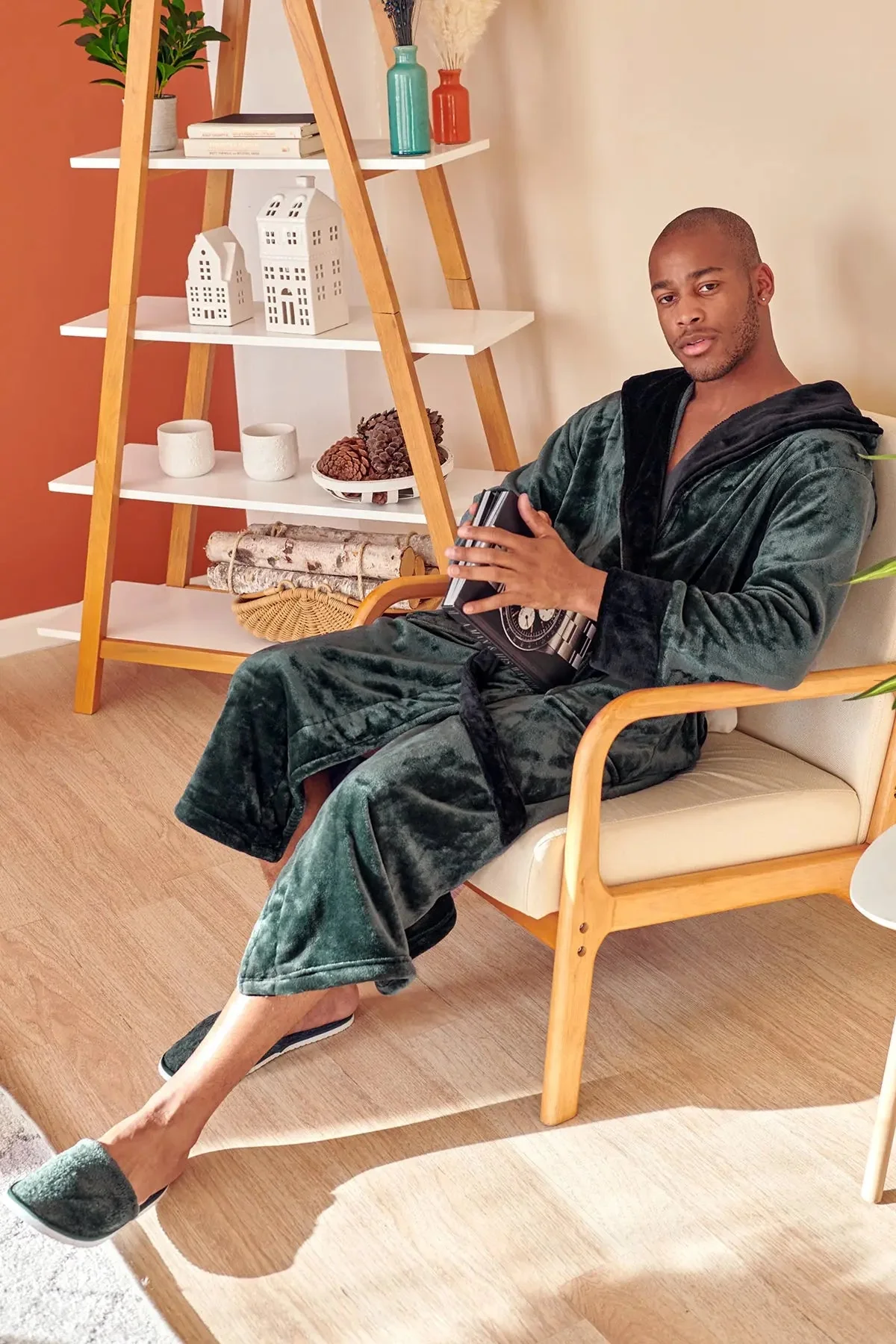 Men’s Robe with Hood – Ultra-Soft Plush Comfort for Everyday Use - Image 33