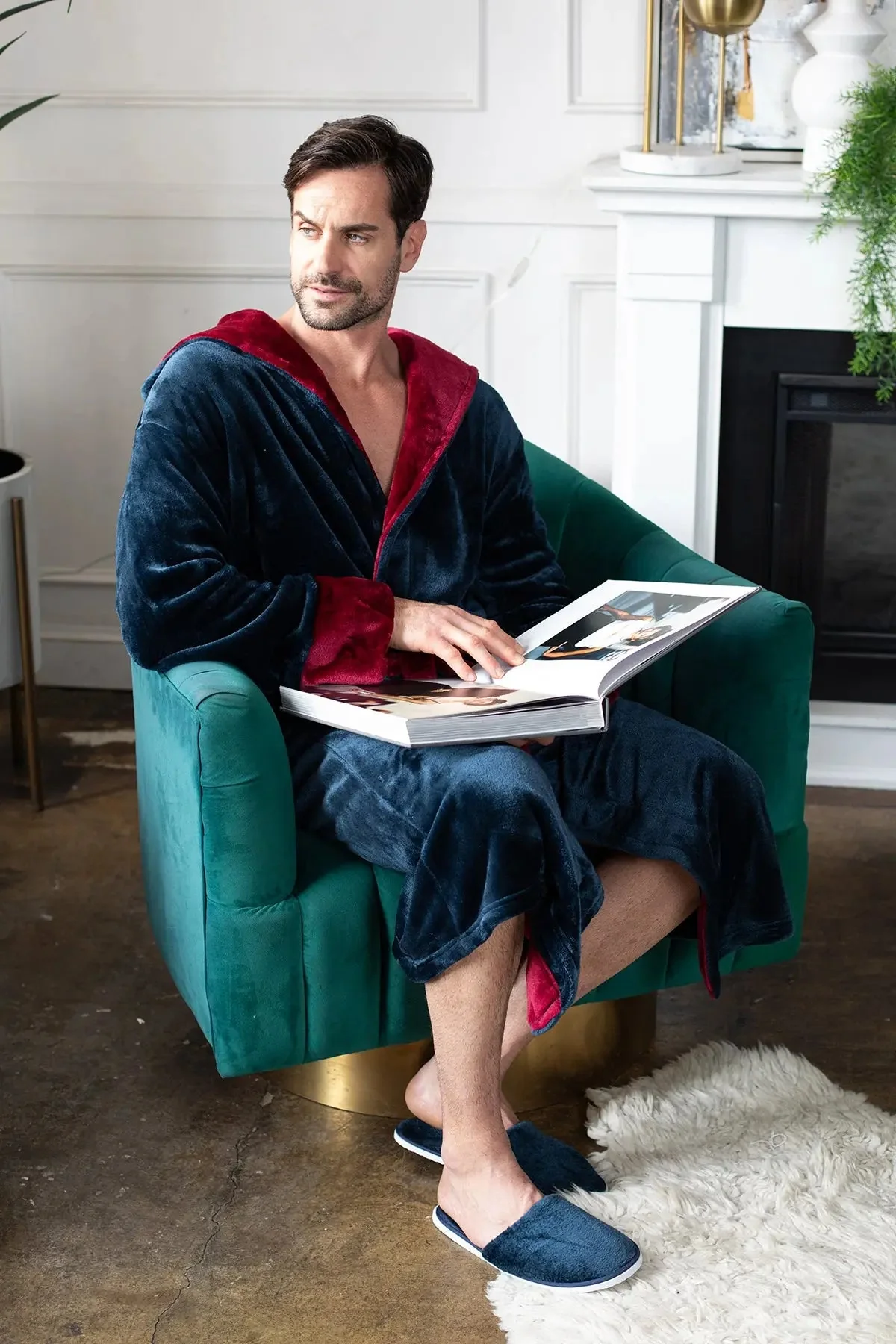 Men’s Robe with Hood – Ultra-Soft Plush Comfort for Everyday Use - Image 39