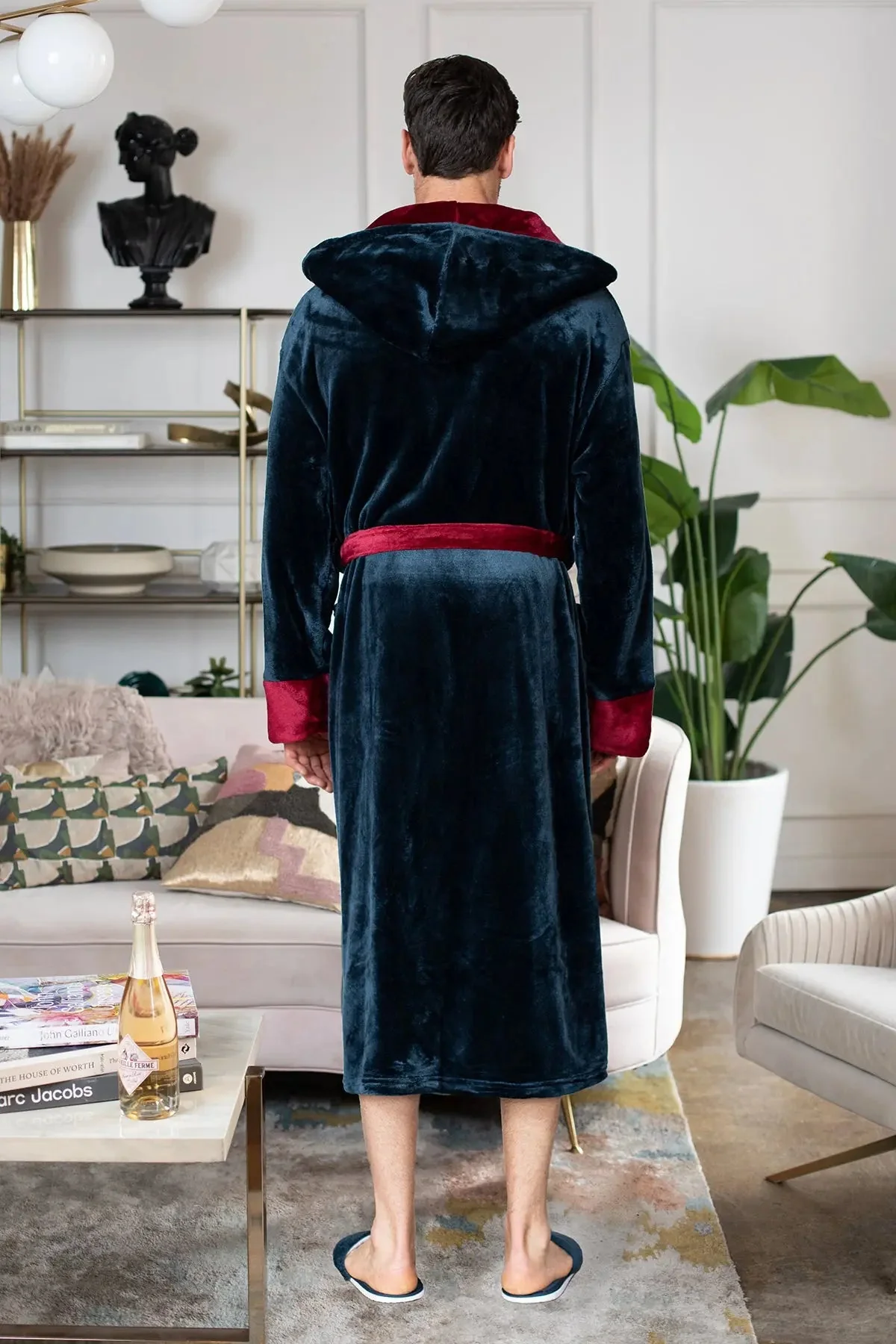 Men’s Robe with Hood – Ultra-Soft Plush Comfort for Everyday Use - Image 40