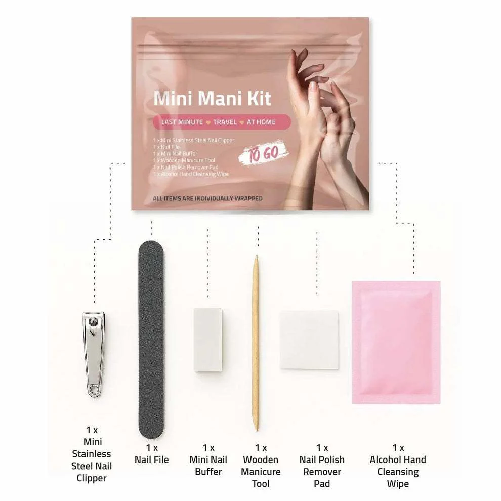 Mini Manicure Kits Pack of 3 (tan) - Image 2