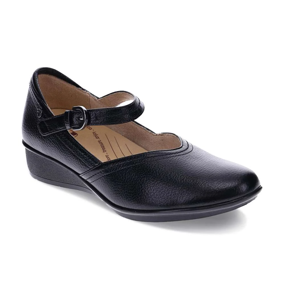 Narita Mary-Jane Flats - Black Pebble - Image 22
