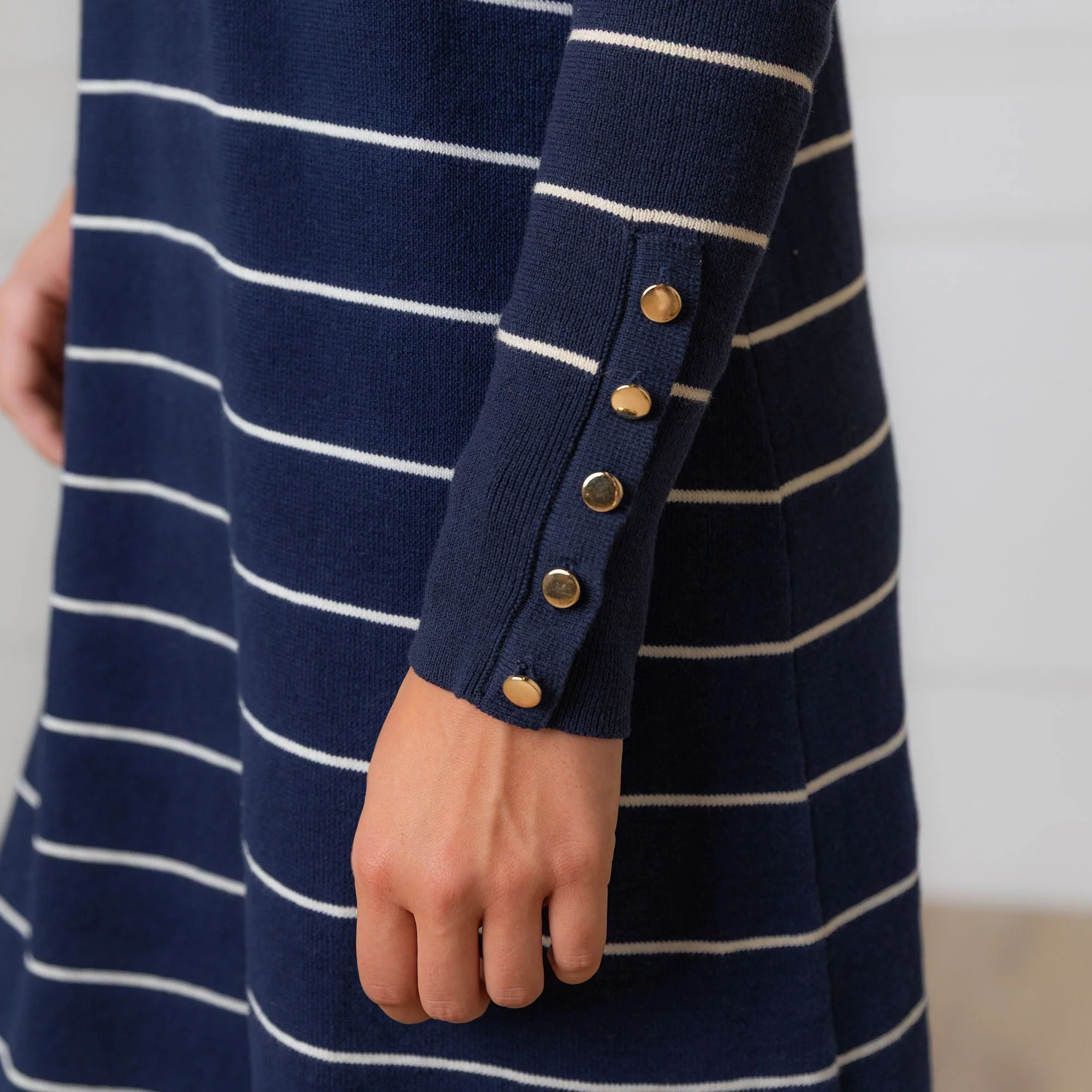 Organic Collared Sweater Dress - Image 3