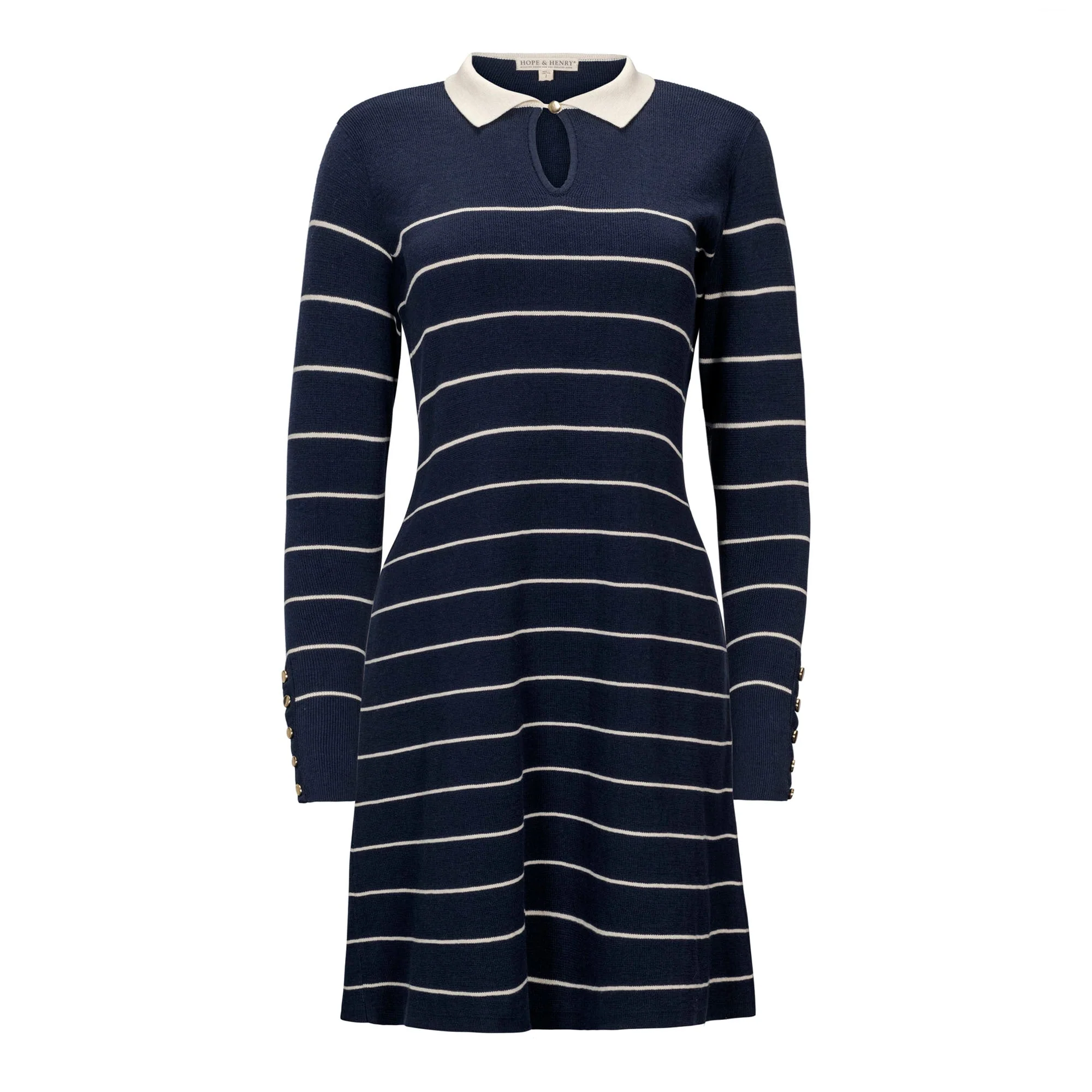Organic Collared Sweater Dress - Image 4