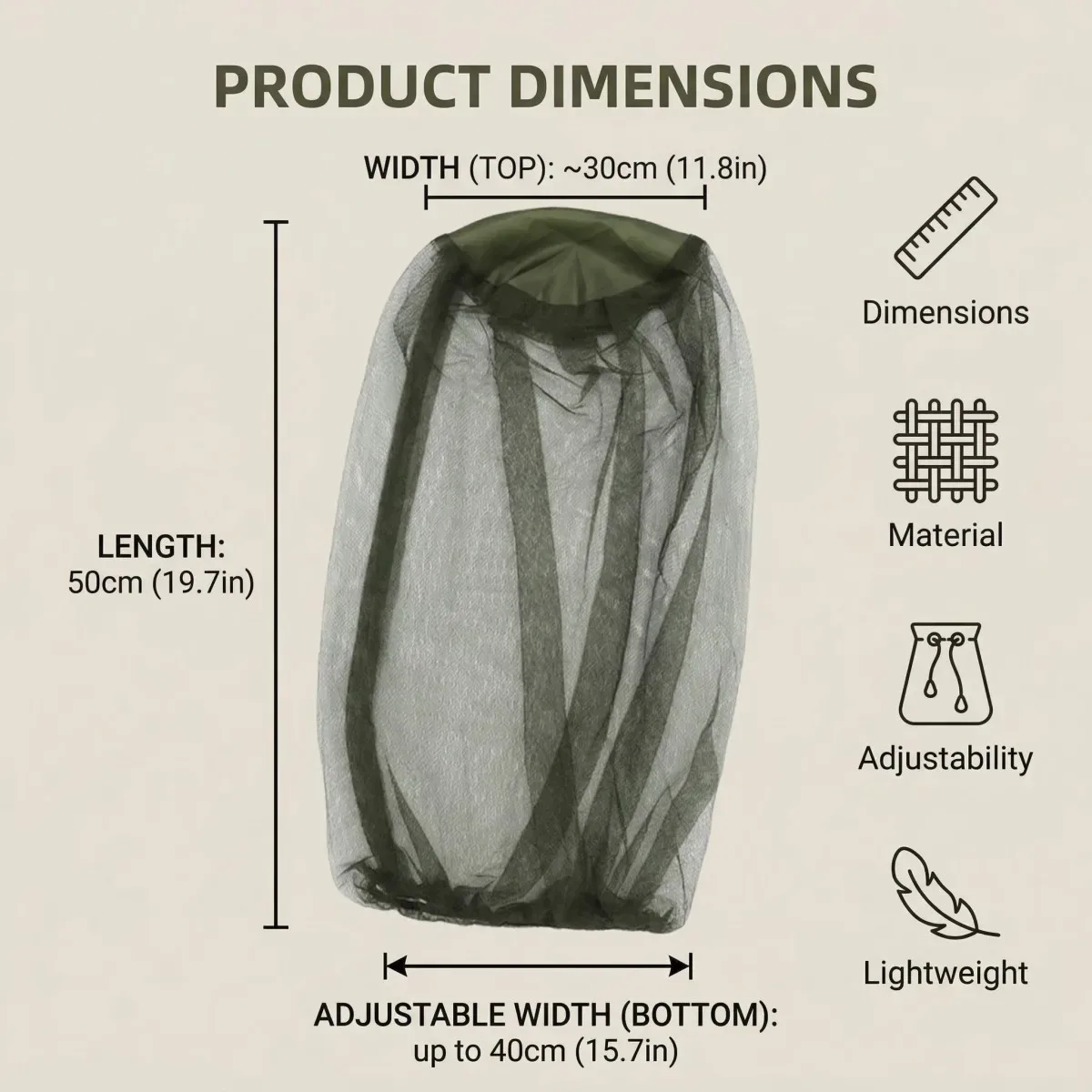 Outdoor Insect Head Net - Image 16