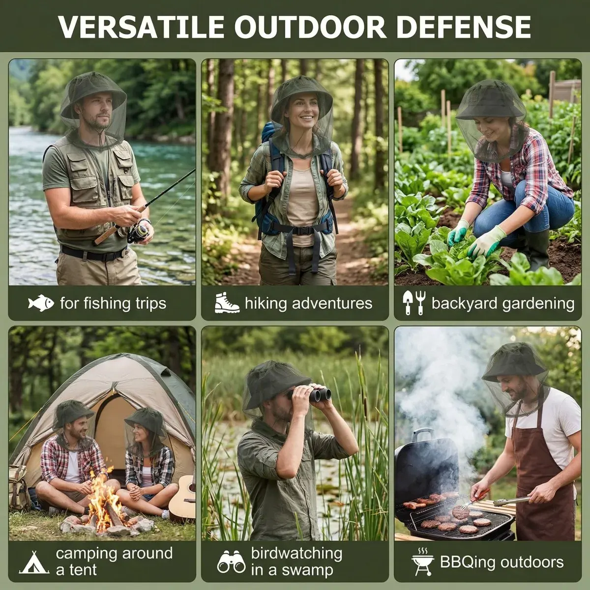 Outdoor Insect Head Net - Image 19