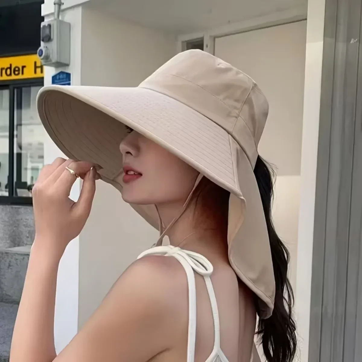 Outdoor UV Protection Bucket Hat for Women - Image 11