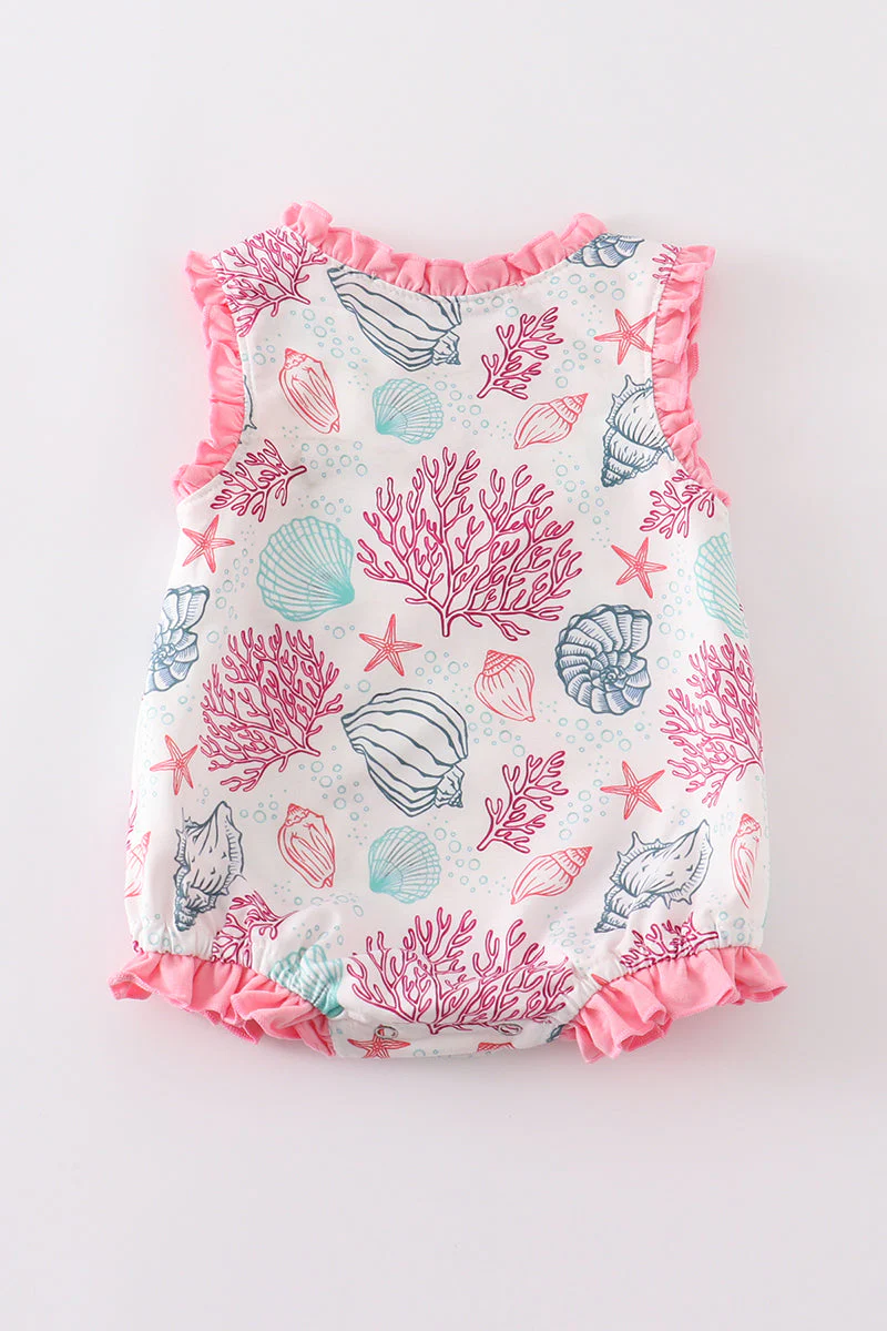 Pink Shell Embroidered Bubble - Image 5