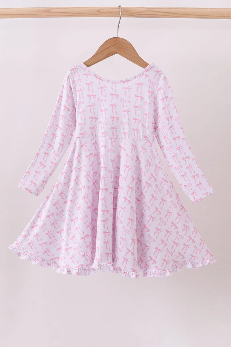 Premium tiny bow delight bamboo dress - Image 2