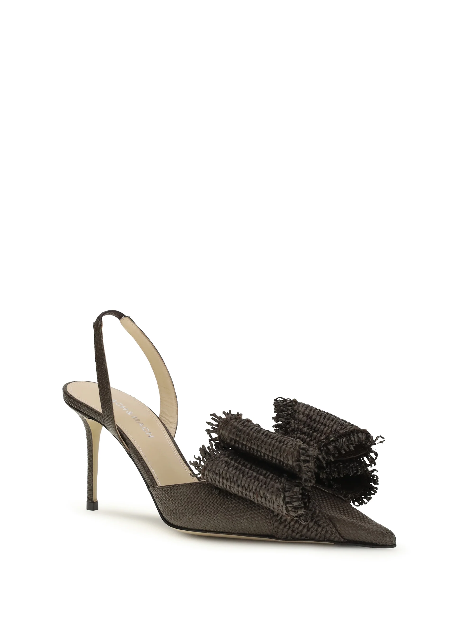 Pumps Le Cadeau Mocha Raffia - Image 3