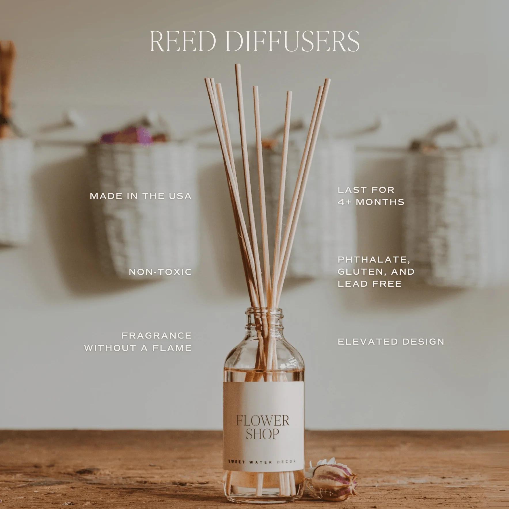 Salt and Sea Clear Reed Diffuser - Image 8