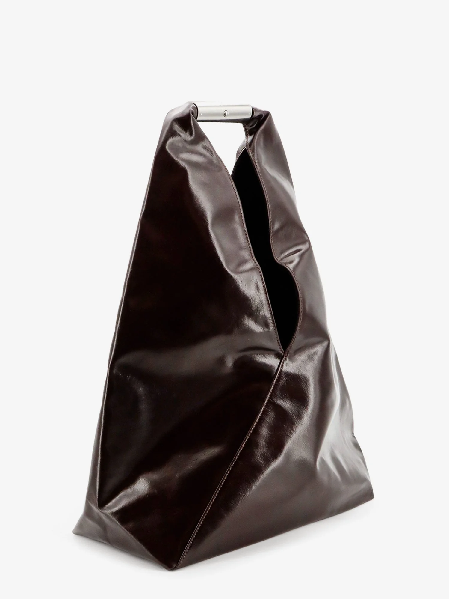Shoulder Bag in Shiny Leather - Image 3