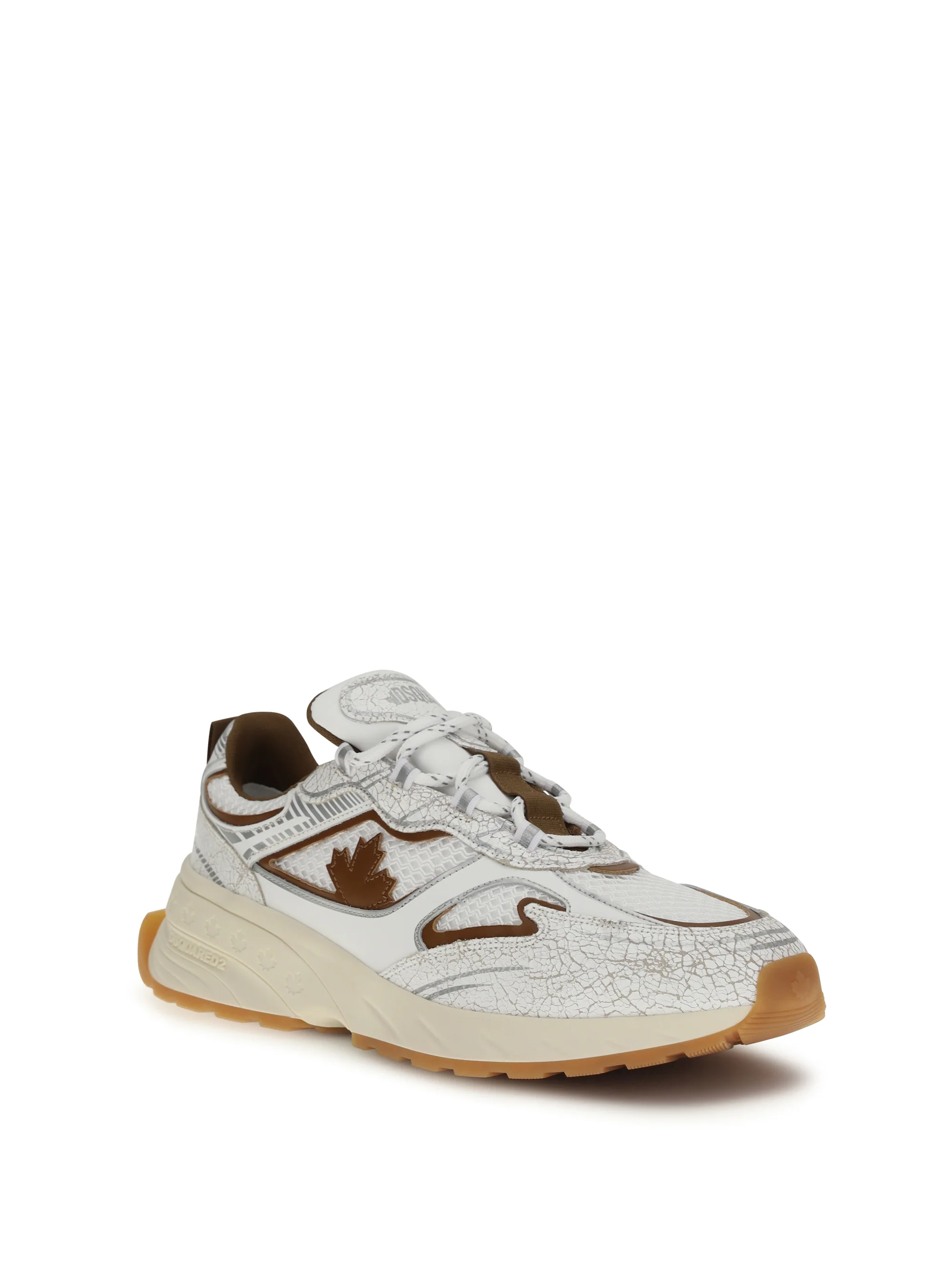 Sneakers Sprinter Leather White/Cream/Brown - Image 3
