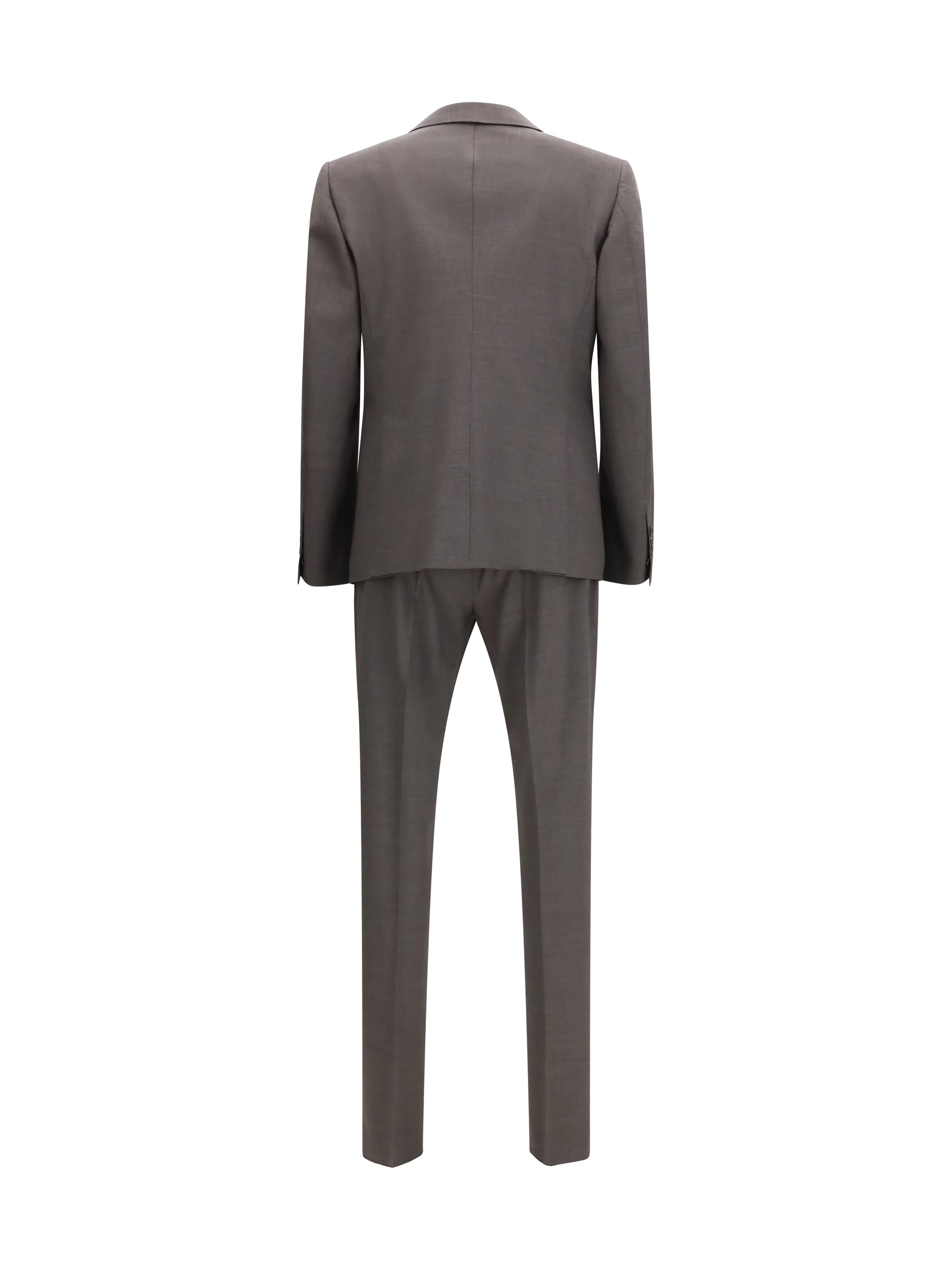 Suit Single-Breasted Wool-Blend Grey - Image 4