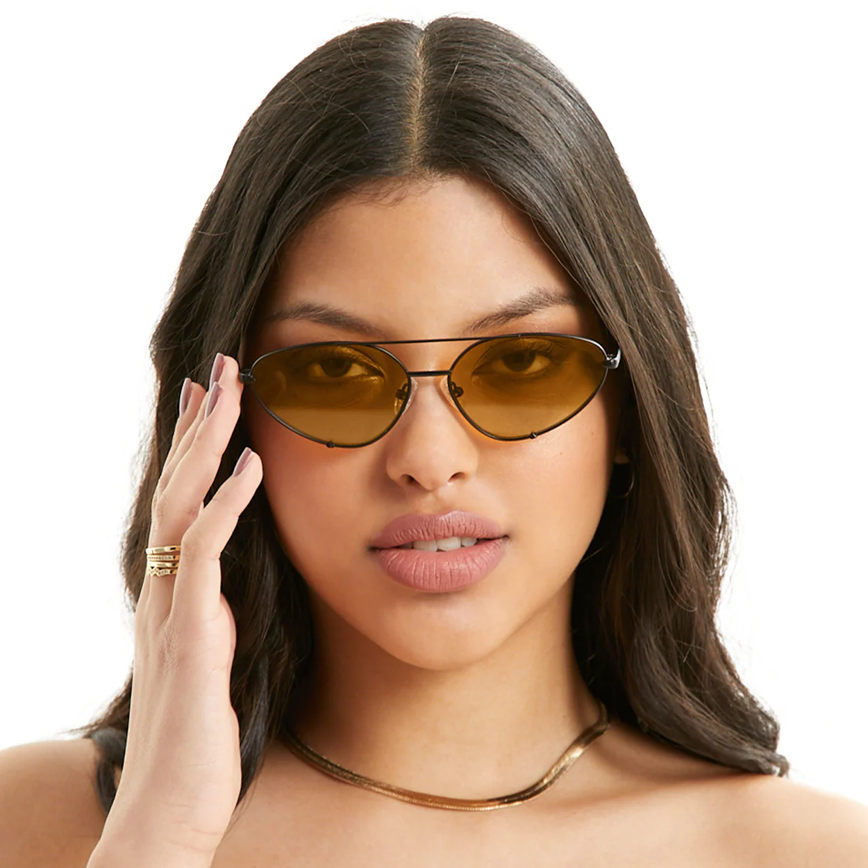 TopFoxx Lucky Star - Yellow & Black Women's Sunglasses - Image 3