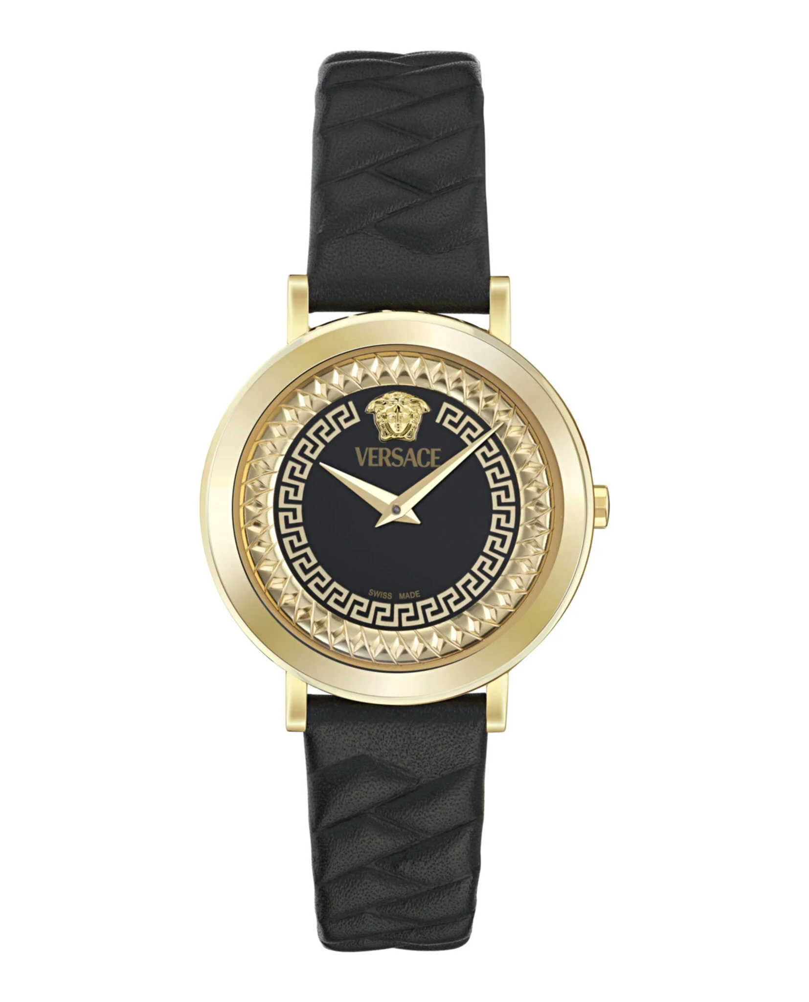 Versace  Delphinus Leather Watch