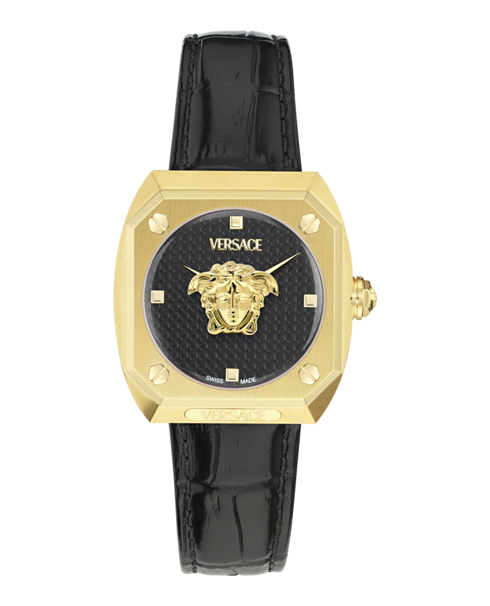 Versace Medusa Antares Leather Watch