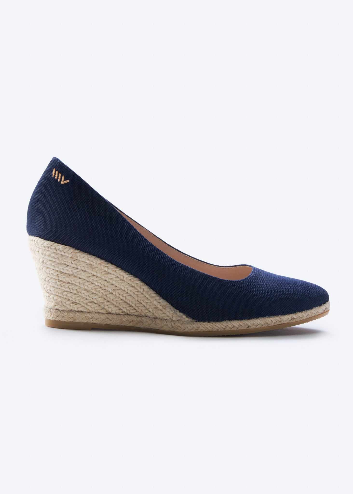 Viscata Roses Canvas U Cut Espadrille Wedges - Image 3