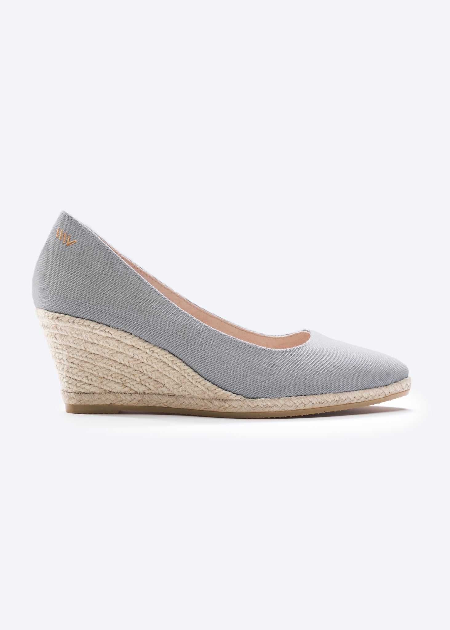 Viscata Roses Canvas U Cut Espadrille Wedges - Image 4