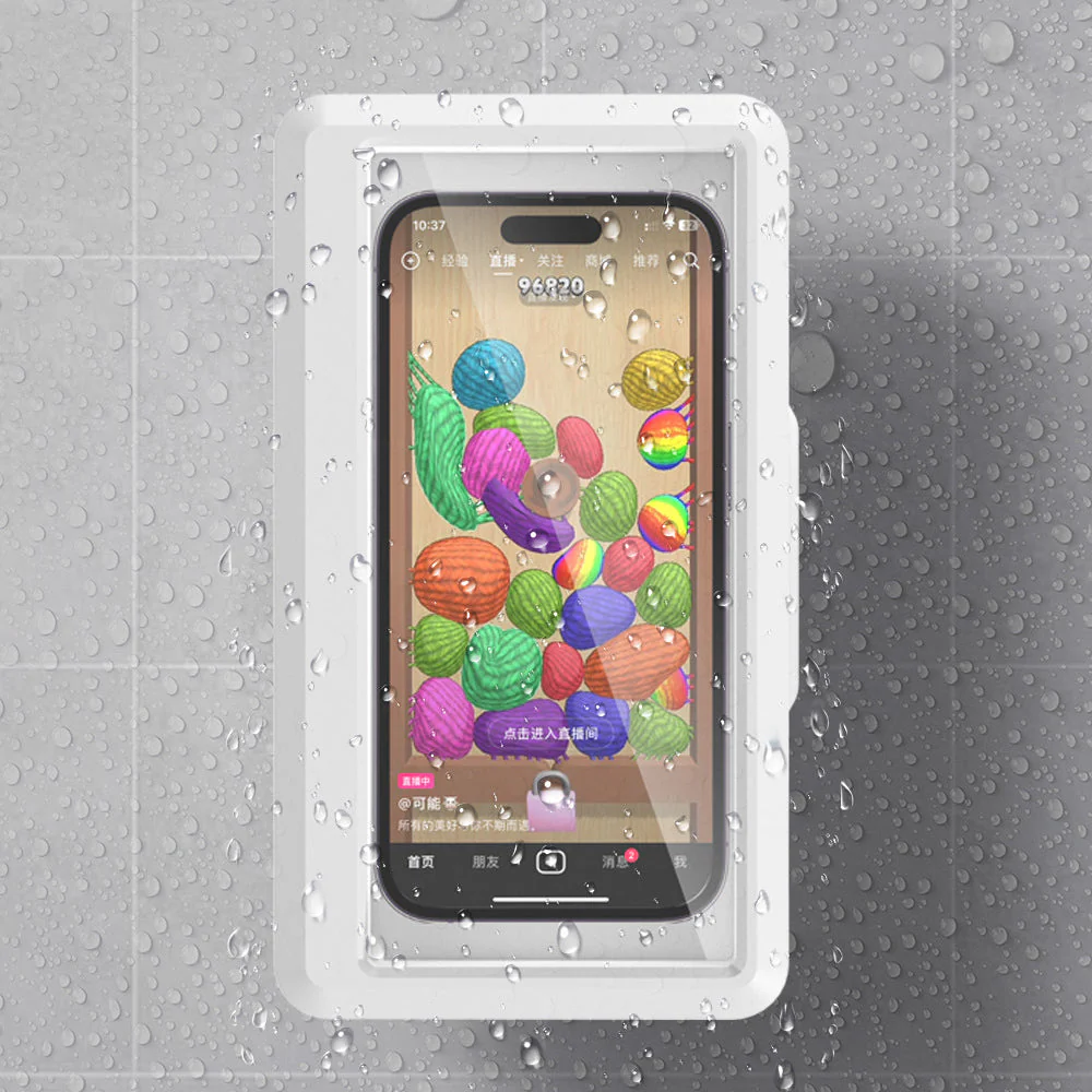 Waterproof Shower 360 Degree Rotating Phone Holder with Touch Screen Capability - Image 5