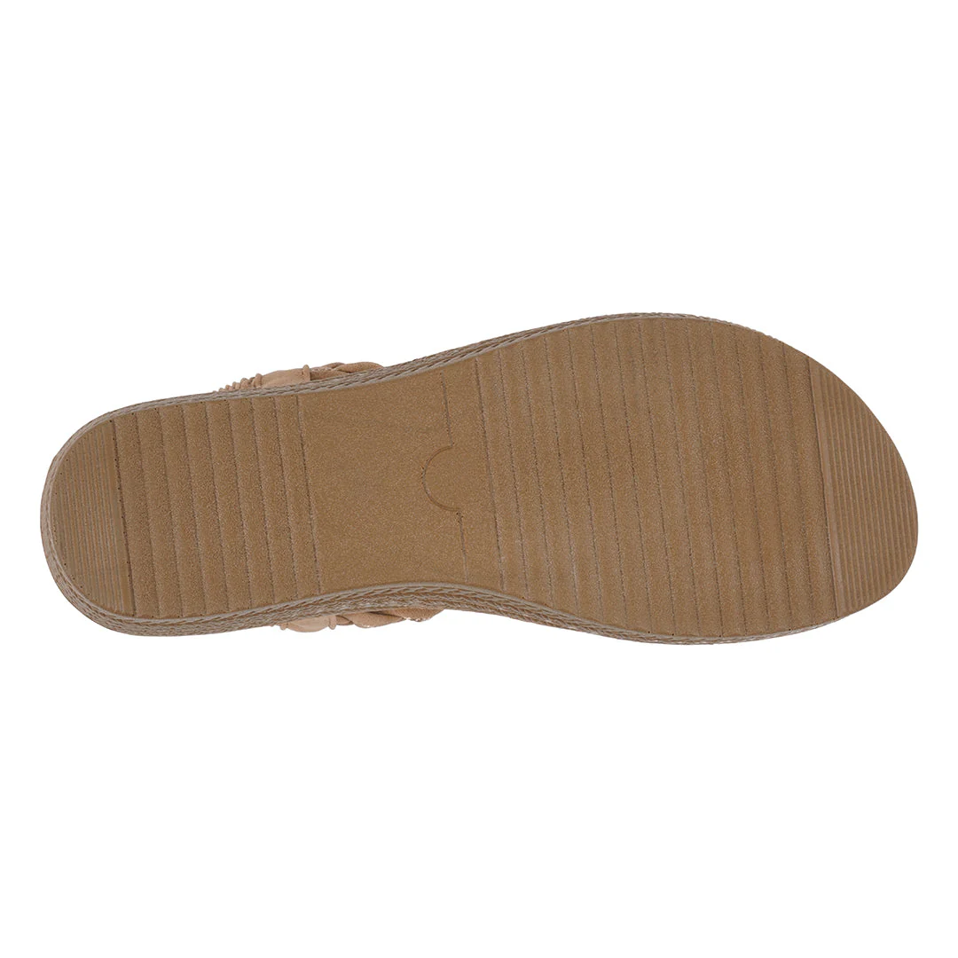 Women's Ivana Tan Embellished Cross Strap Wedge Sandals - Image 5